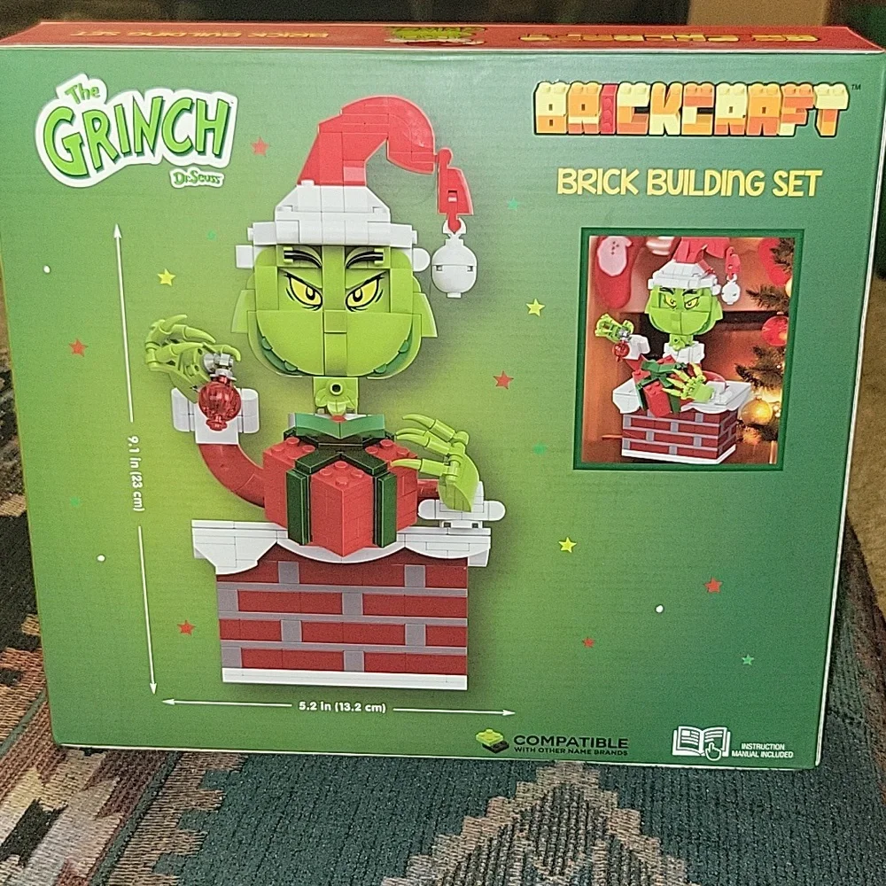 Grinch brickcraft set